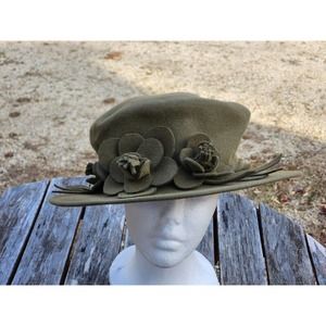 Vintage Frank Olive Saks Fifth Avenue Hat S/M